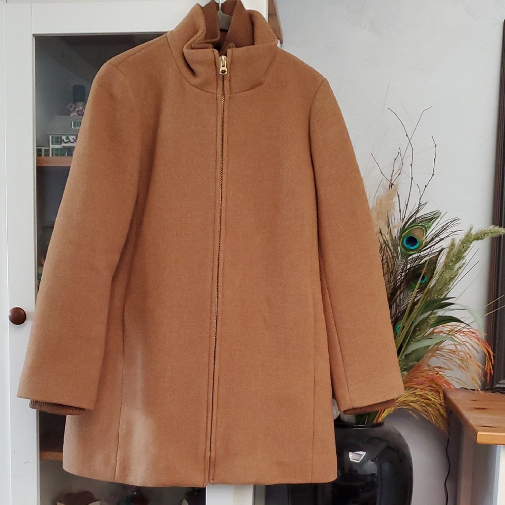 J. Crew Tan Trench Coat